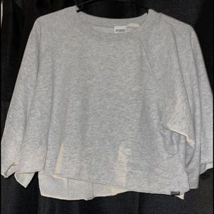 Pink VS Gray Crop Crew